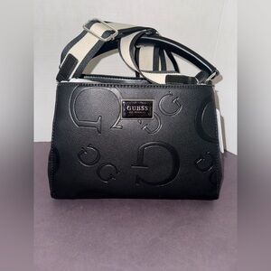 Guess Jason black satchel bag BNWT